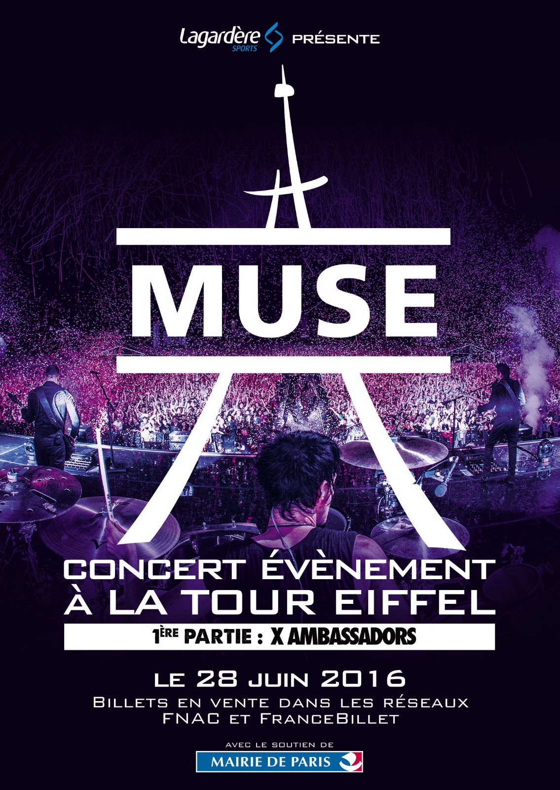 Muse要在铁塔下面开音乐会了！