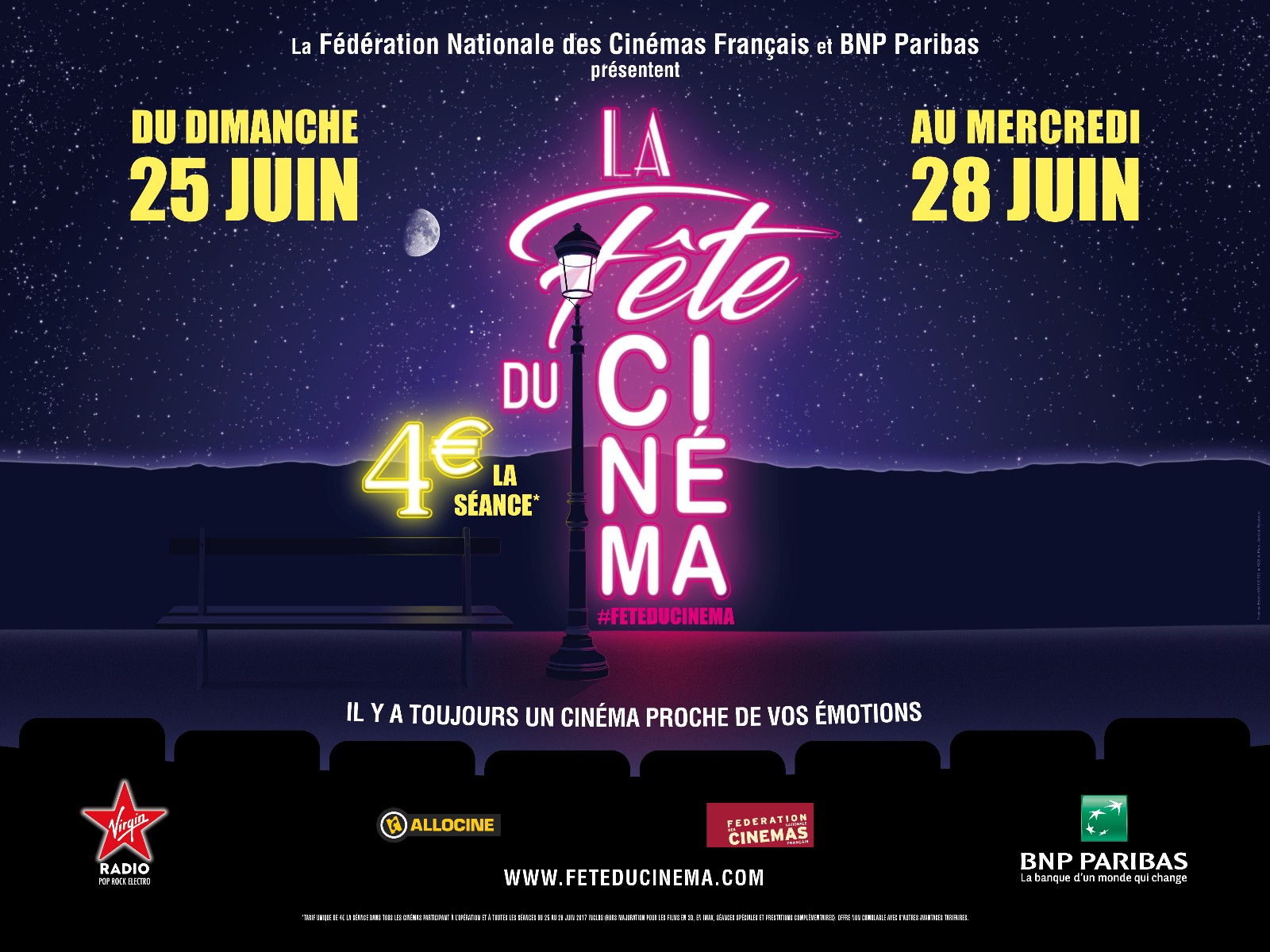 La Fête du Cinéma，第七艺术的大众狂欢节