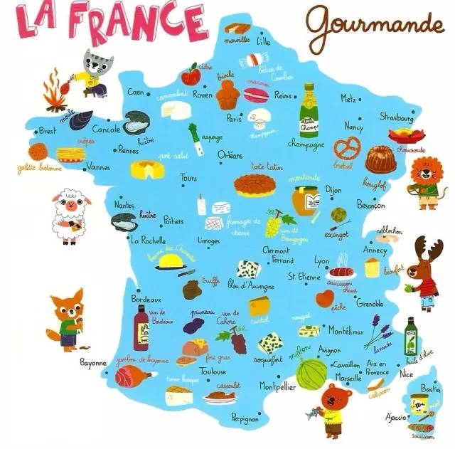法国美食地图：下次去外省玩，就该这么吃...