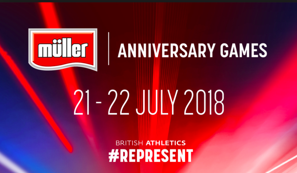 The Müller Anniversary Games 2018 田径运动会
