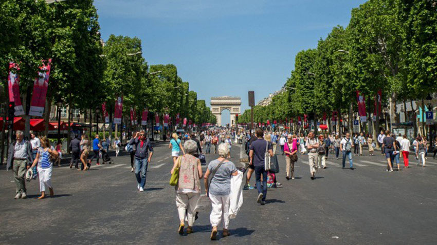 市中心4区变身步行街 让巴黎“呼吸”一天！