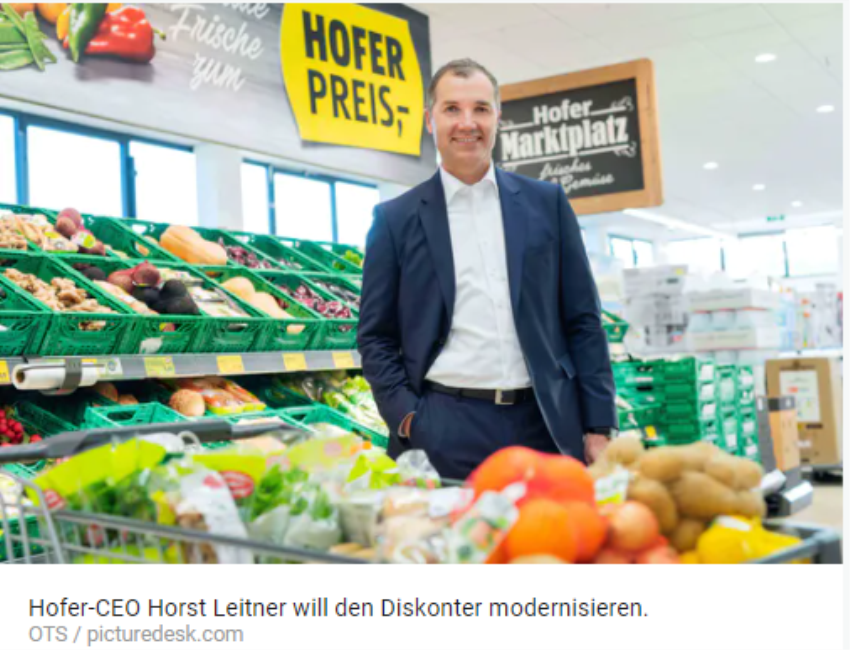 奥地利连锁超市Hofer要开网上商店啦！