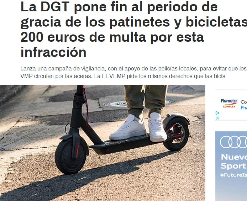 电动滑板车这样行驶，将被罚款200欧元！
